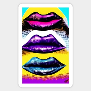 Popart Popculture Lips Sticker